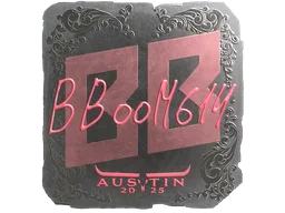 Sticker | Boombl4 (Foil) | Austin 2025