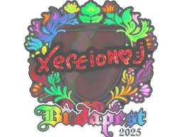 Sticker | xertioN (Holo) | Budapest 2025