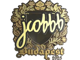 Sticker Slab | jcobbb (Gold) | Budapest 2025