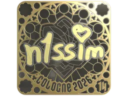Sticker | n1ssim (Gold, Ranked) | Cologne 2026