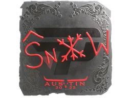 Sticker | snow (Foil) | Austin 2025