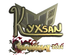 Sticker | kyxsan (Gold) | Shanghai 2024