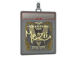 Sticker Slab | mezii (Gold, Champion) | Austin 2025