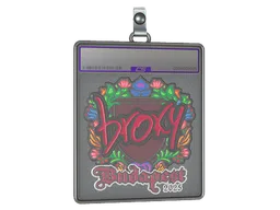 Sticker Slab | broky (Embroidered) | Budapest 2025