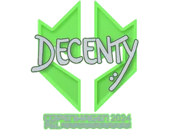 Sticker | decenty | Copenhagen 2024