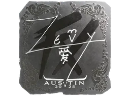 Sticker | zevy (Foil) | Austin 2025