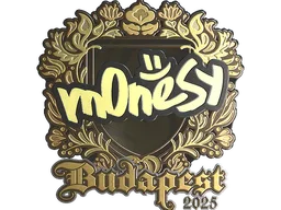 Sticker | m0NESY (Gold) | Budapest 2025