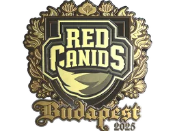 Sticker | RED Canids (Gold) | Budapest 2025