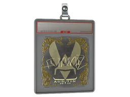 Sticker Slab | FlameZ (Gold) | Austin 2025