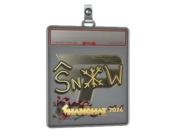 Sticker Slab | snow (Gold) | Shanghai 2024