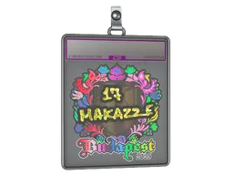 Sticker Slab | makazze (Holo) | Budapest 2025