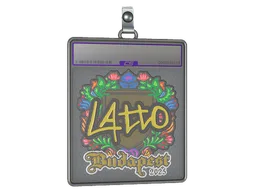 Sticker Slab | latto (Embroidered) | Budapest 2025