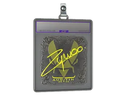 Sticker Slab | ZywOo (Foil) | Austin 2025