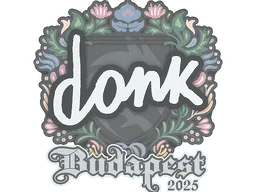 Sticker | donk | Budapest 2025