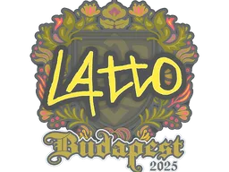 Sticker | latto | Budapest 2025
