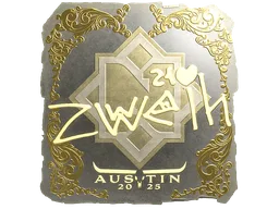 Sticker | zweih (Gold) | Austin 2025