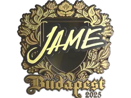 Sticker Slab | Jame (Gold) | Budapest 2025