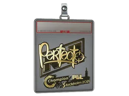 Sticker Slab | Perfecto (Gold) | Stockholm 2021