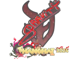 Sticker | Graviti (Glitter) | Shanghai 2024