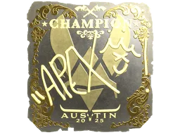 Sticker | apEX (Gold, Champion) | Austin 2025
