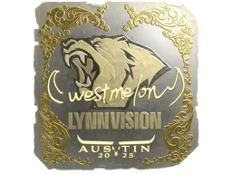 Sticker | westmelon (Gold) | Austin 2025