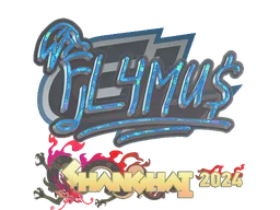 Sticker | FL4MUS (Glitter) | Shanghai 2024
