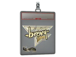 Sticker Slab | broky (Gold) | Paris 2023
