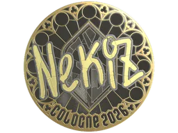 Sticker | NEKiZ (Gold) | Cologne 2026