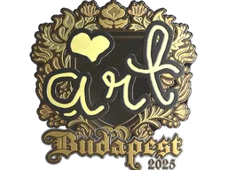 Sticker | arT (Gold) | Budapest 2025