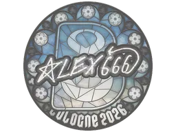 Sticker | alex666 | Cologne 2026