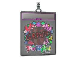 Sticker Slab | Graviti (Holo) | Budapest 2025