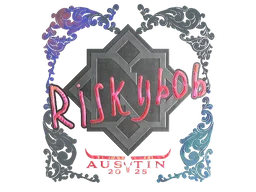 Sticker | riskyb0b (Holo) | Austin 2025