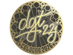 Sticker | dgt (Gold) | Cologne 2026