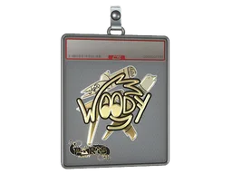 Sticker Slab | WOOD7 (Gold) | Paris 2023