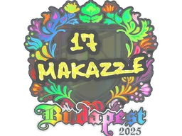 Sticker | makazze (Holo) | Budapest 2025