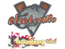 Sticker | electronic (Glitter) | Shanghai 2024