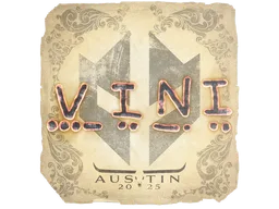 Sticker | VINI | Austin 2025