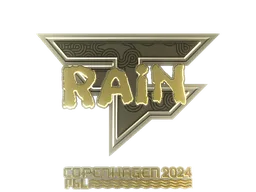 Sticker | rain (Gold) | Copenhagen 2024