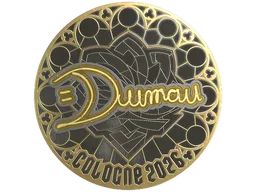 Sticker | dumau (Gold) | Cologne 2026