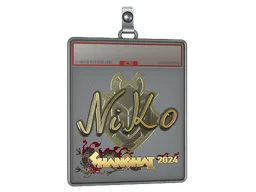 Sticker Slab | NiKo (Gold) | Shanghai 2024