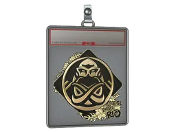 Sticker Slab | ENCE (Gold) | Rio 2022