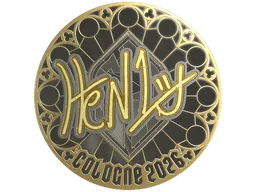 Sticker | HEN1 (Gold) | Cologne 2026