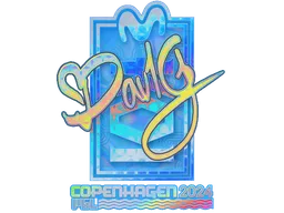 Sticker | dav1g (Holo) | Copenhagen 2024