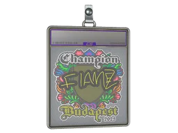 Sticker Slab | FlameZ (Embroidered, Champion) | Budapest 2025