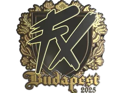 Sticker | Fluxo (Gold) | Budapest 2025
