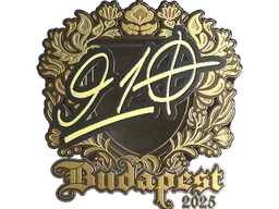 Sticker | 910 (Gold) | Budapest 2025