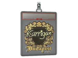 Sticker Slab | karrigan (Gold) | Budapest 2025