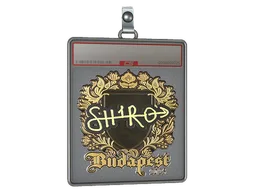 Sticker Slab | sh1ro (Gold) | Budapest 2025