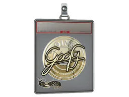 Sticker Slab | Goofy (Gold) | Paris 2023