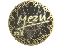 Sticker | mezii (Gold) | Cologne 2026